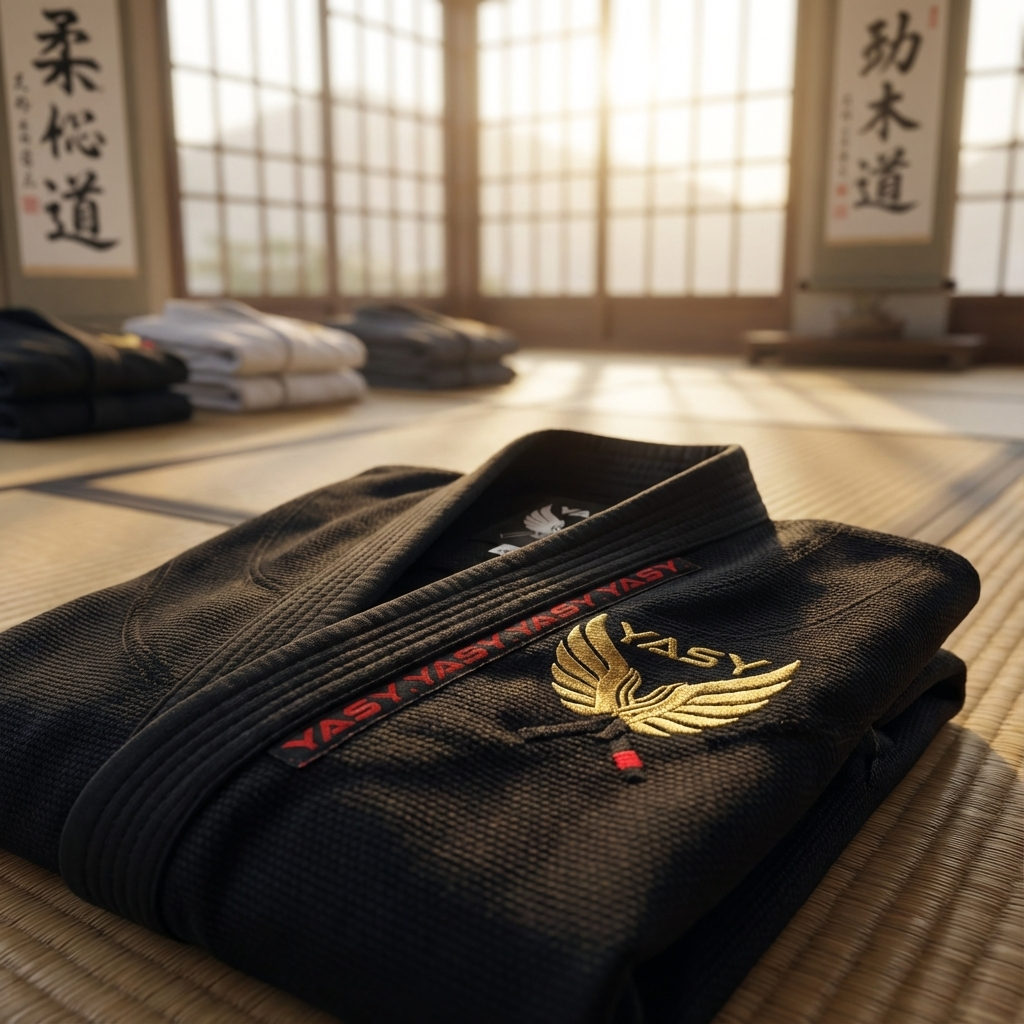 Gi & Uniforms 4 Kimono Gi of Jiu-Jitsu, at Top Team Jiu-Jitsu Academy Abu Dhabi, 450 Gsm, pearl weave 100% cotton